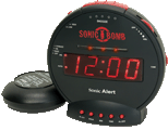 Sonic BOMB Alarm Clock in stealth grey 