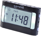 SERENE TRAVELLING ALARM CLOCK, FOR BED 